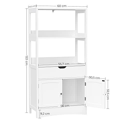 Allsidig hvit garderobe: Kompakt, romslig, enkel montering