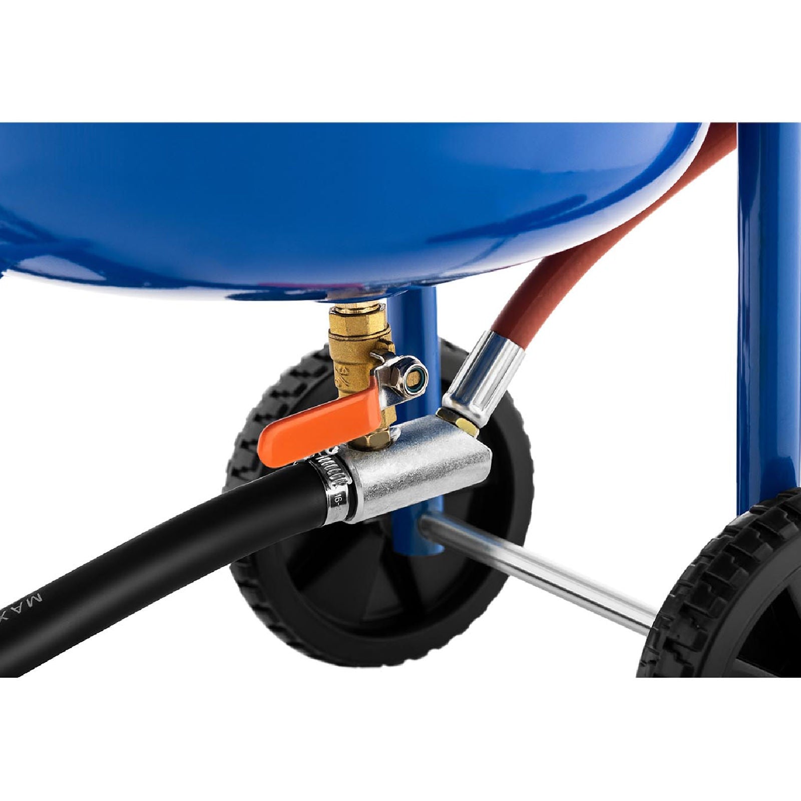 Mobil sifonsandblåsare med tryckreglering 60-125 psi 40 l