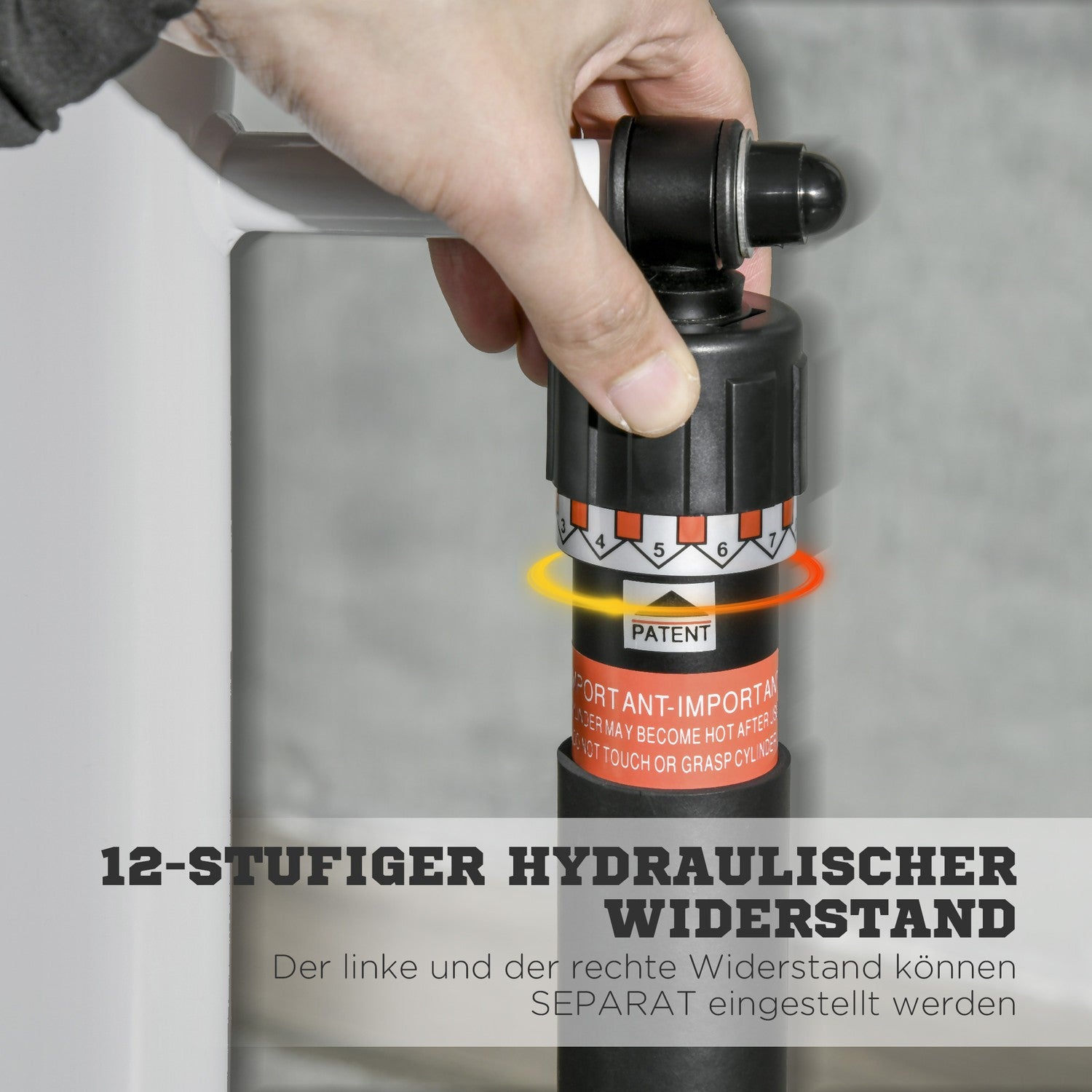 Motionscykel & Stepper, LCD-skärm, 12 motståndsnivåer