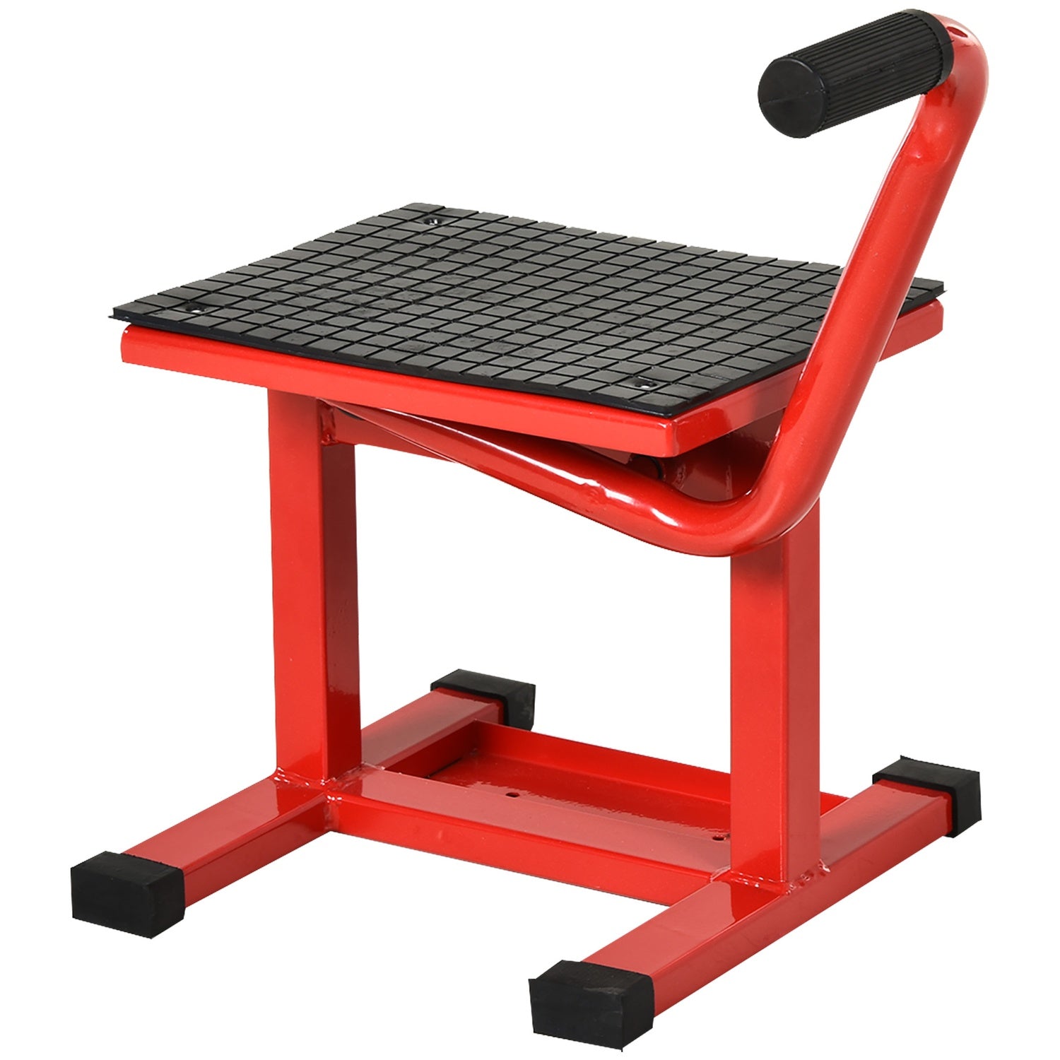 Motorcykellyftställ, stål, justerbart 39-46 cm, 150 kg Kapacitet
