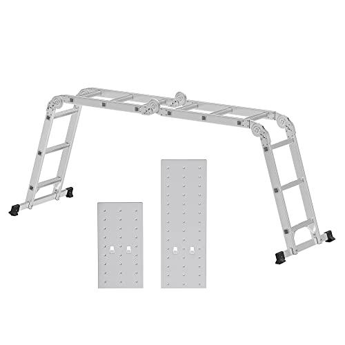 Multifunksjonell aluminiumsstige - Trygg, stabil, 150 kg kapasitet