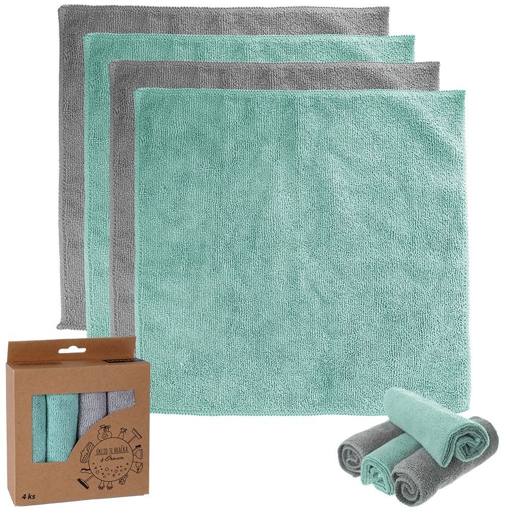 Mycket absorberande mikrofiber kökshanddukar, 4-pack