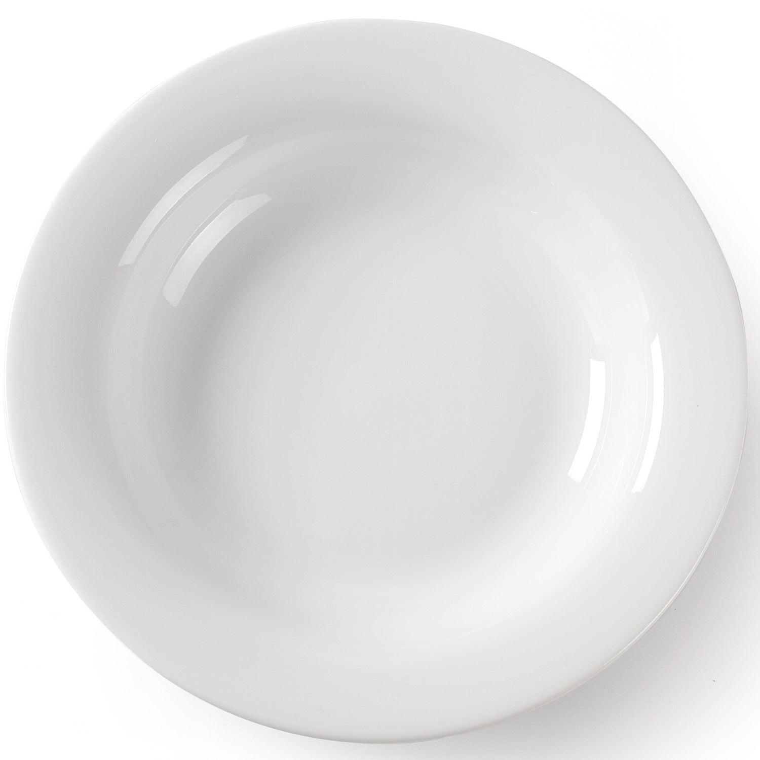 OPTIMA djup sopptallrik, vitt porslin, diameter 220mm set om 12 st. - Hendi 770863