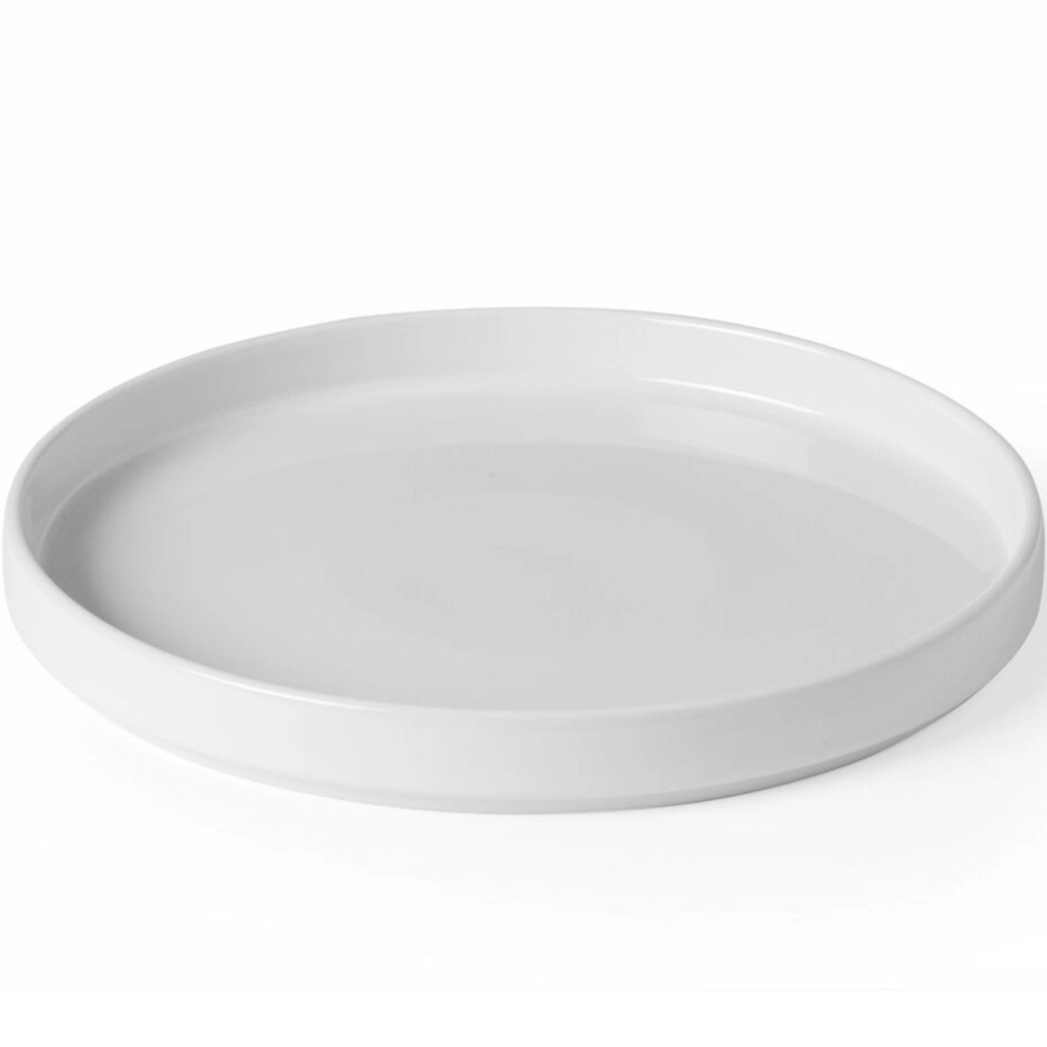 OSLO tallrik med hög kant, vit 240 x 26 mm - set om 6 st.