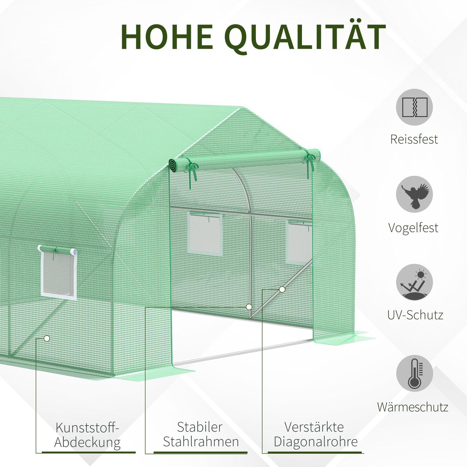 Film Drivhus Film Drivhus Drivhus Cold Frame Drivhus Tomat Hus Gavltak 350 × 300W × 200H Cm