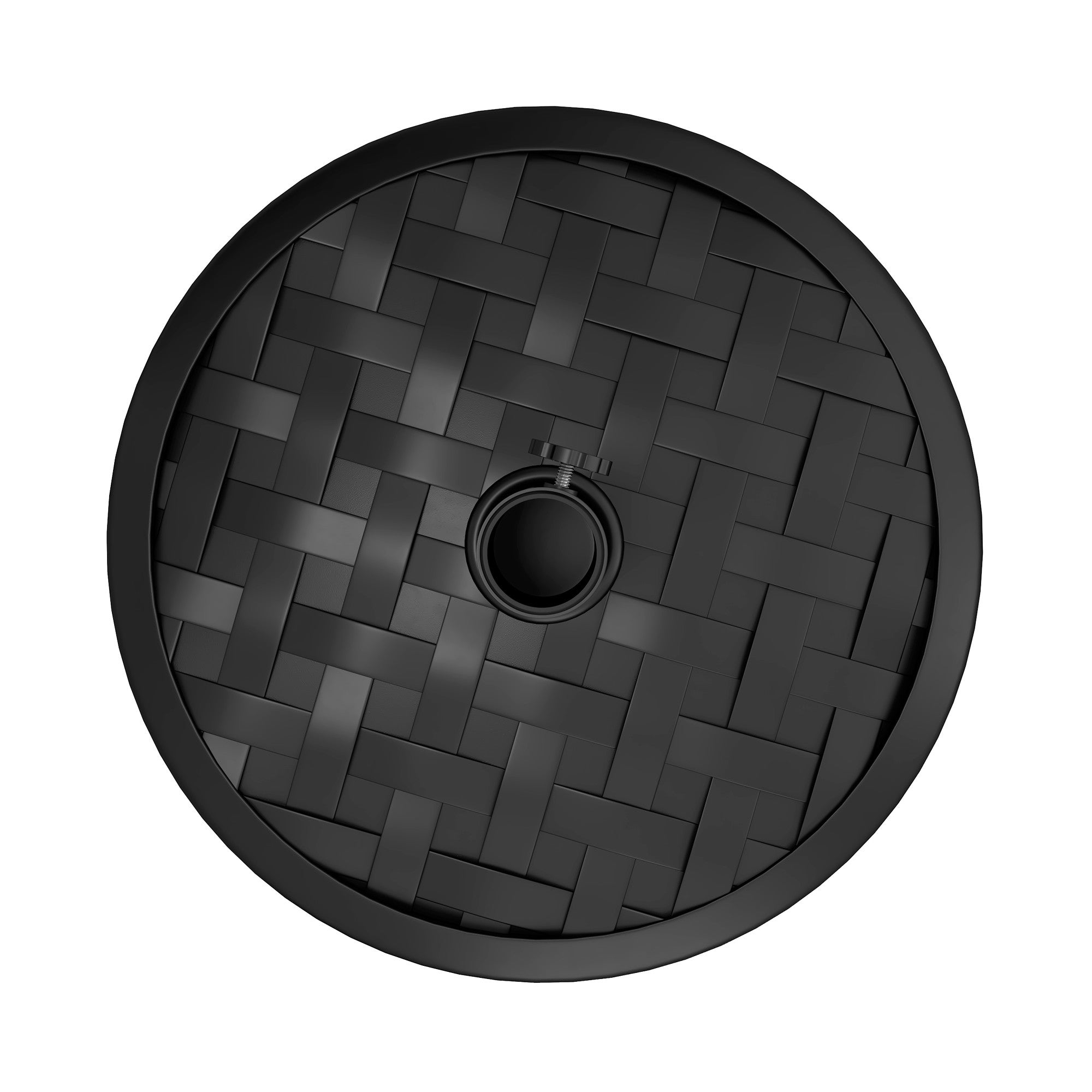 Paraplyfot, HDPE med betong, passar 32-48 mm stänger