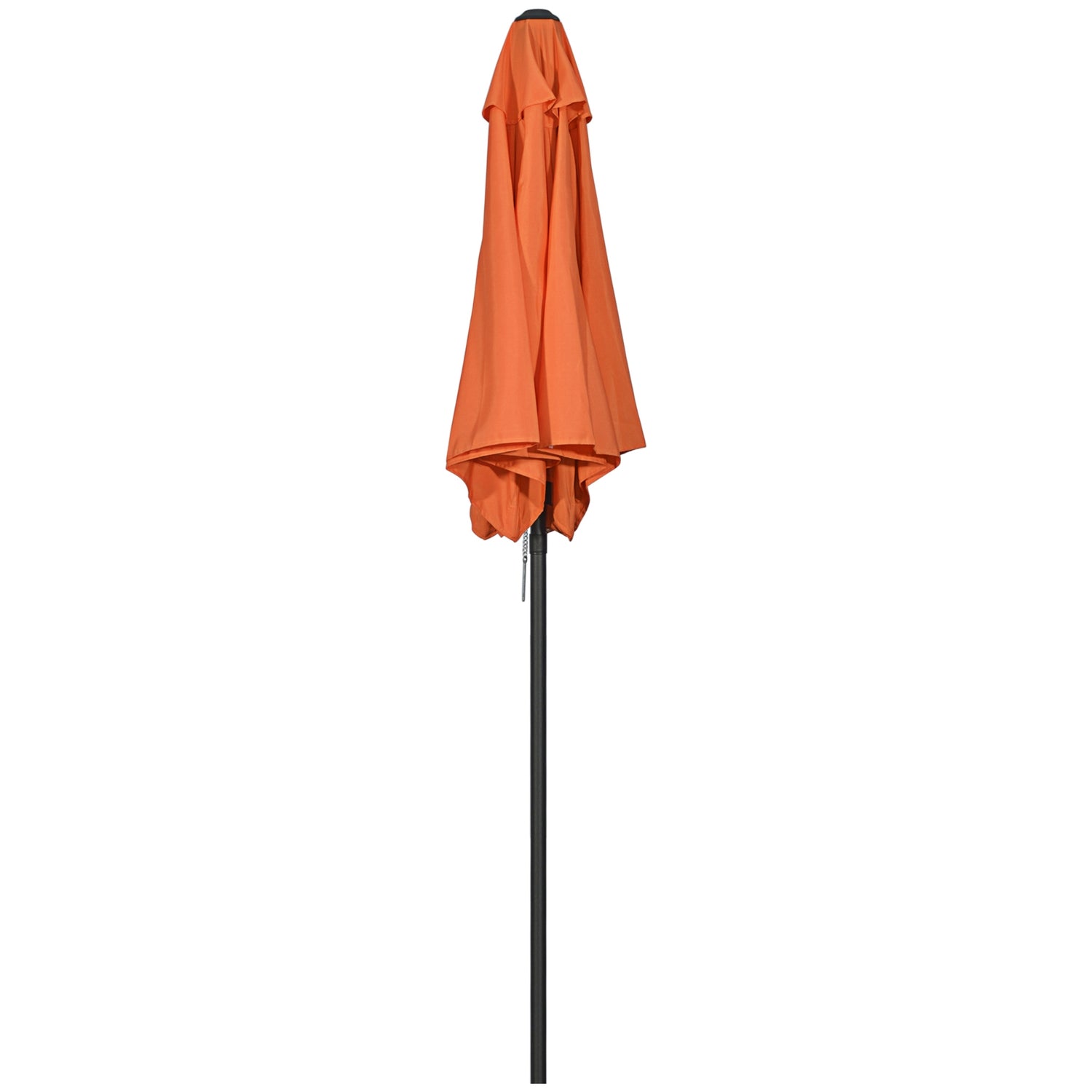 Roterande hexagonalt parasoll Ø196 cm, vindtät solskydd