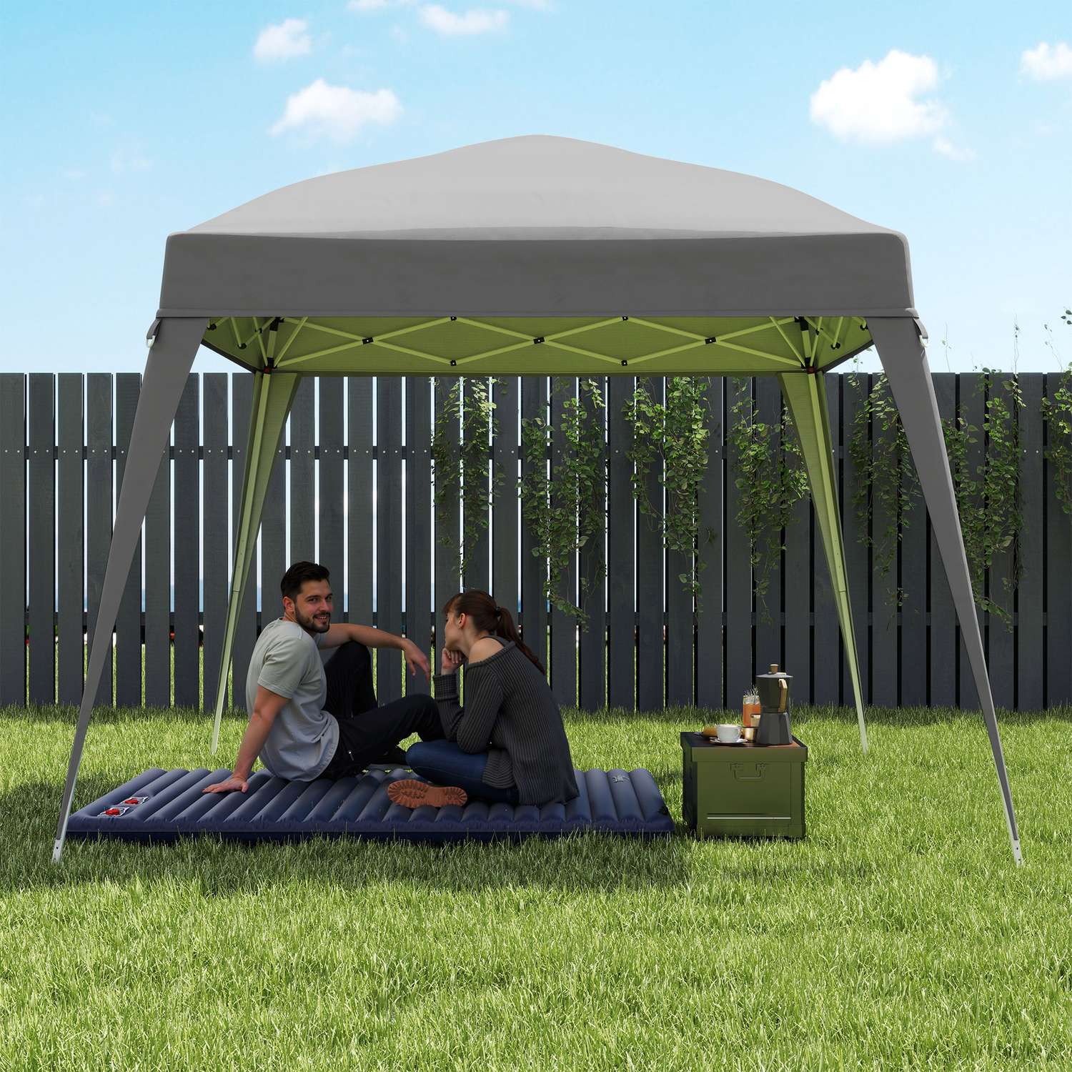 Paviljong Takbyte, 3x3 m, Vattenavvisande, Stormsäker