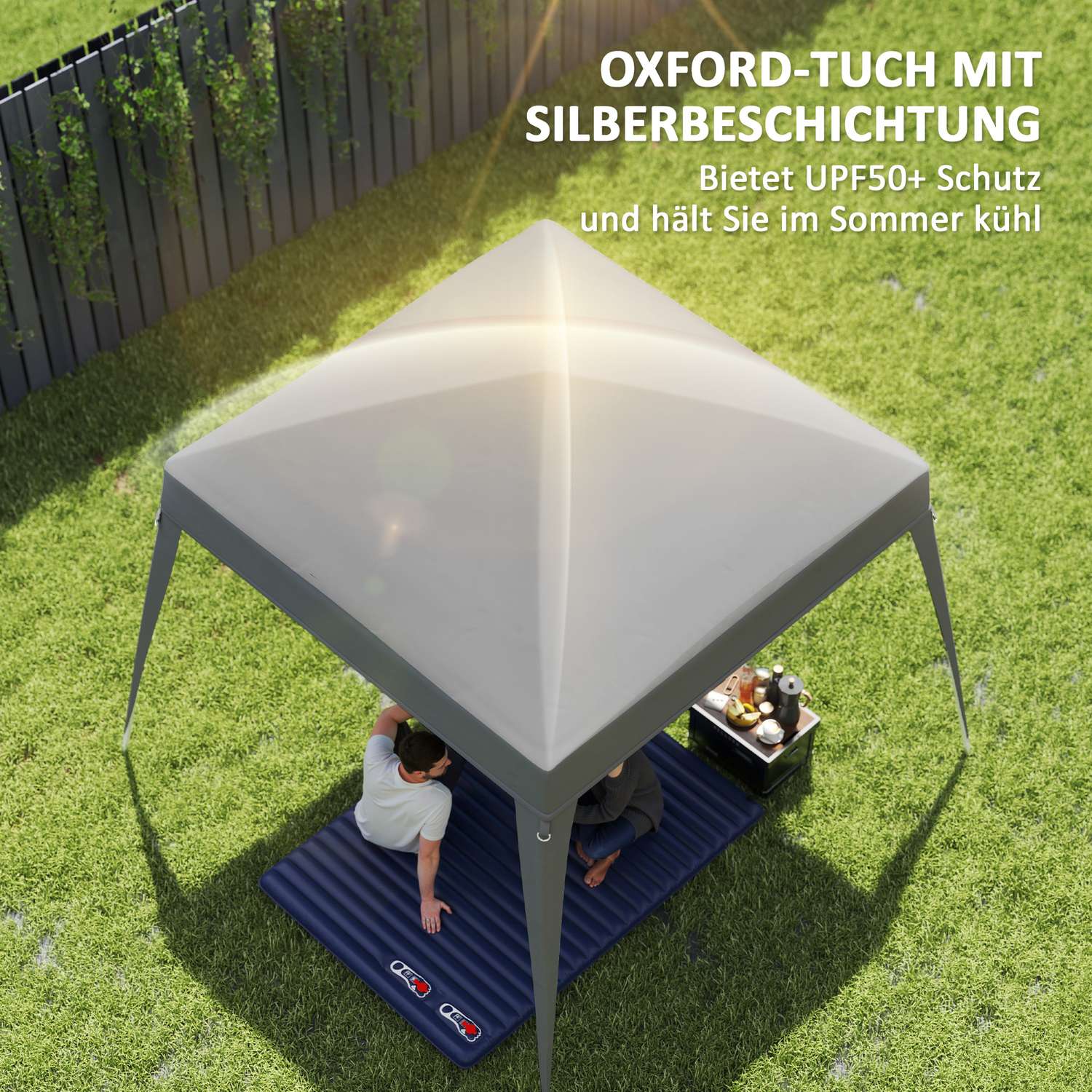 Paviljong Takbyte, 3x3 m, Vattenavvisande, Stormsäker