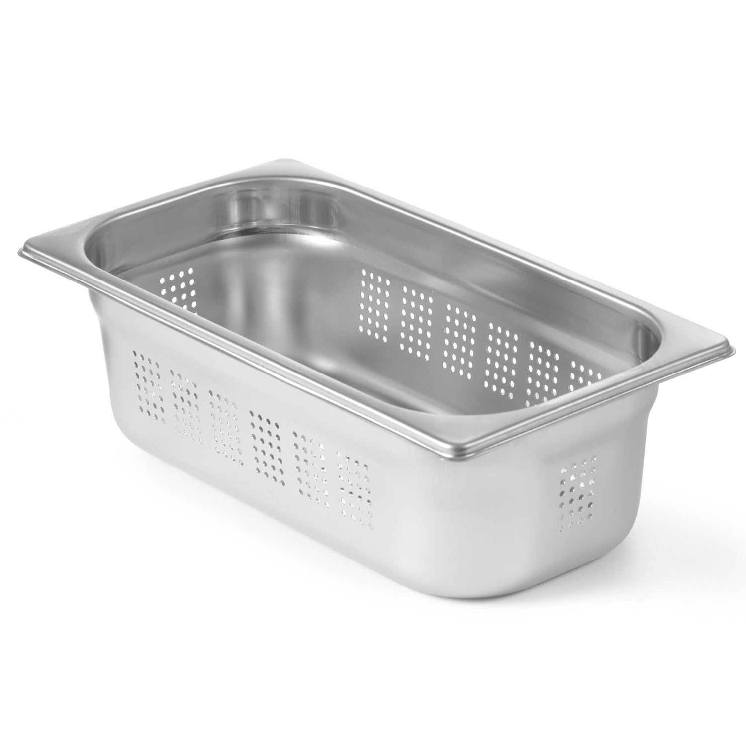 Perforerad GN-behållare, rostfritt stål GN1/3 325x176mm, höjd 200mm - Hendi 802502