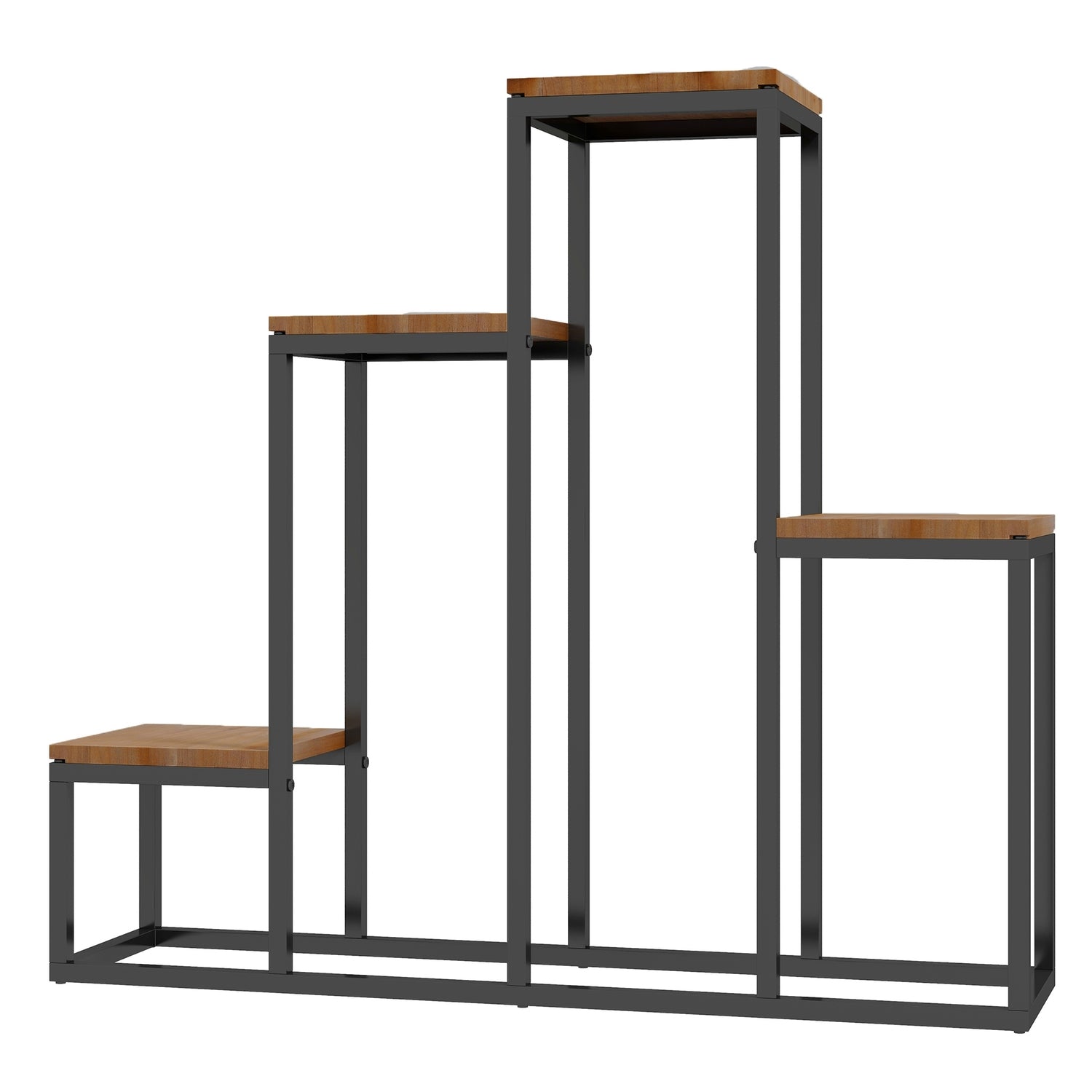 Plantställning i 4 våningar, ljusbrun – Balkong och trädgårdsanvändning