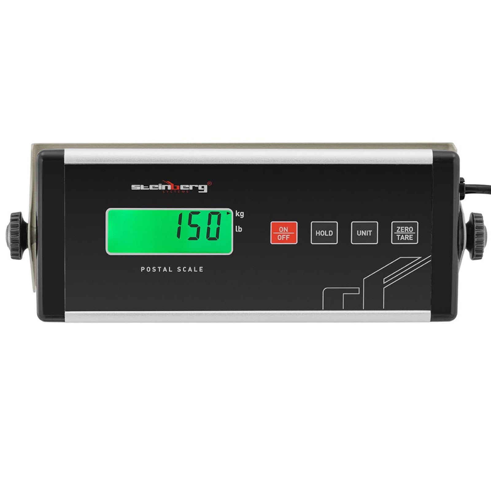 Plattformspostvåg för brevpaket med extern LCD 31,5 x 32,5 150 kg/ 0,05 kg
