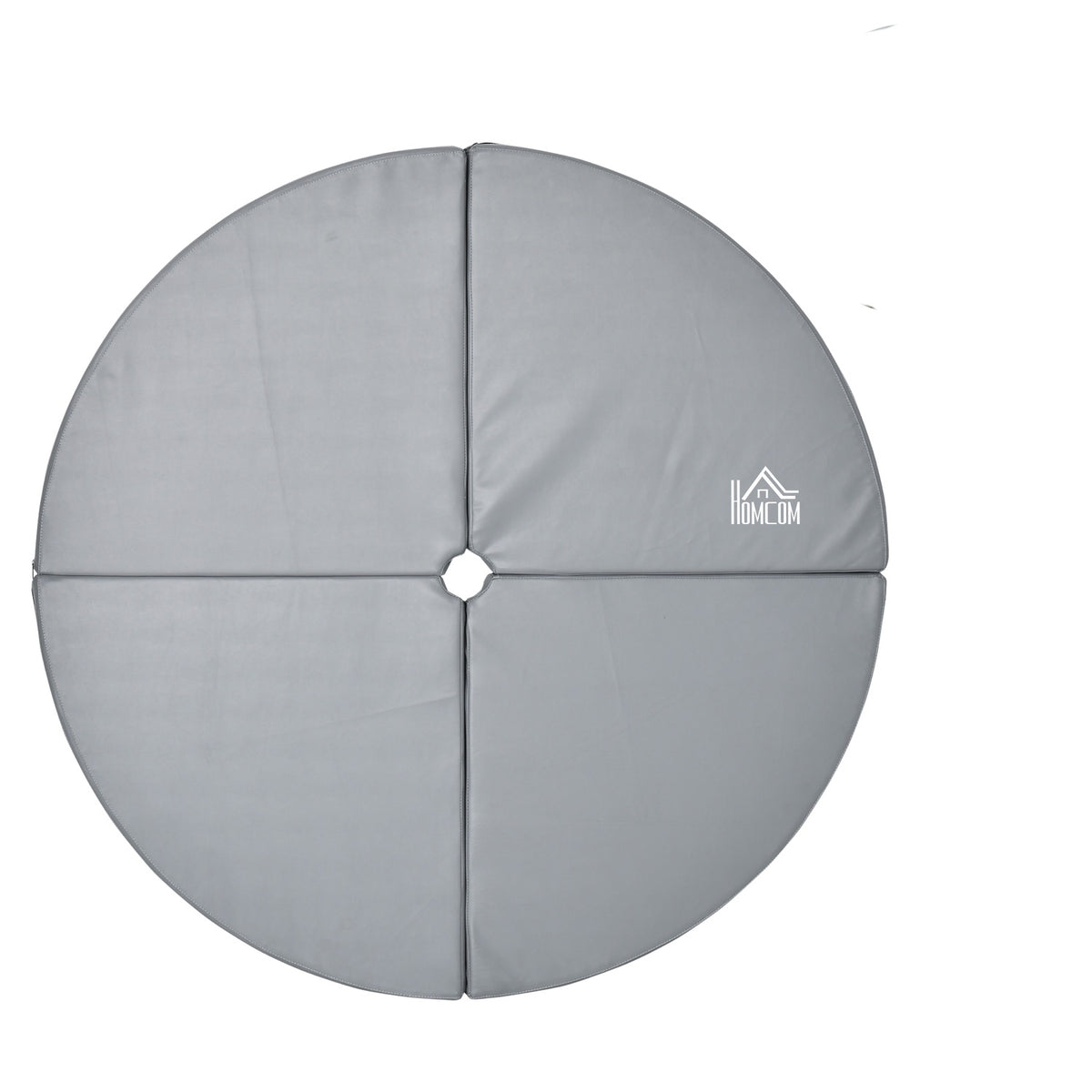 Poledancematte, 5 cm tykk, 150 cm i diameter, lysegrå