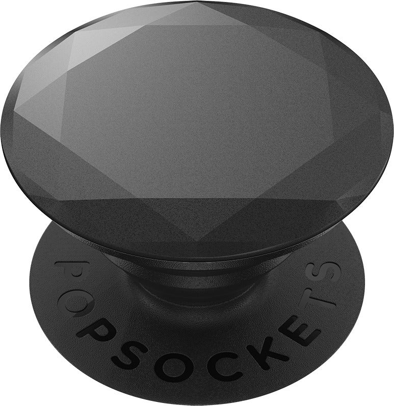 PopSockets PopGrip - telefonhållare, Metallic Diamond Black