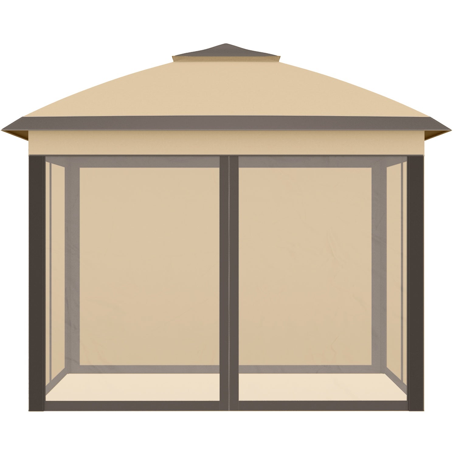 Pop-Up vattenavvisande lusthus, 3,3x3,3m, UV-skydd