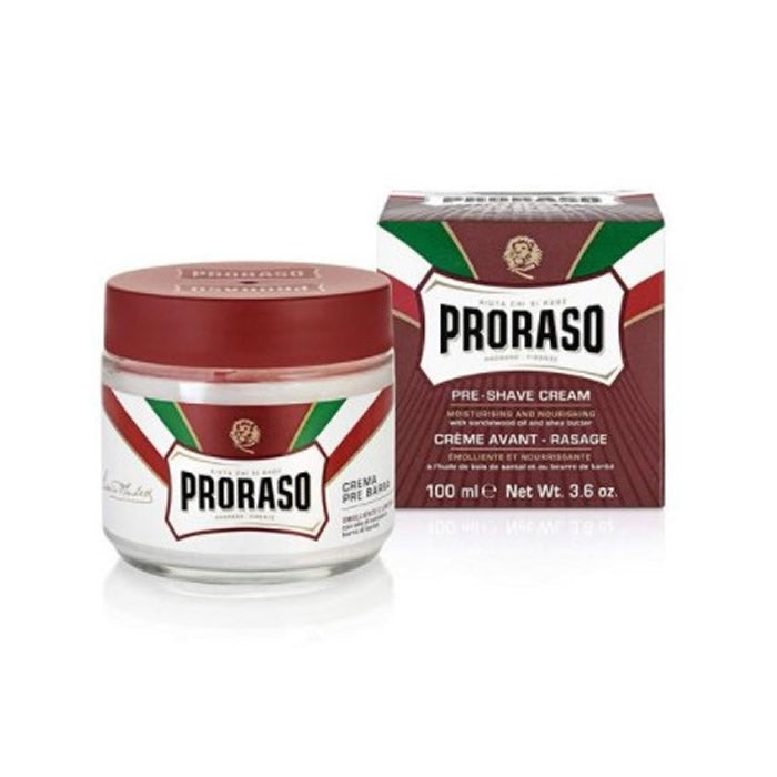 Proraso rød førbarberingskrem 100ml