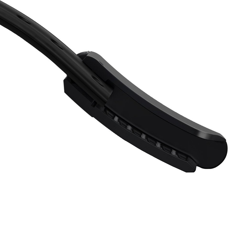 Rembandsarmband för Apple Watch 3/4/5/6/SE 38-40 mm Slip-Thru Svart