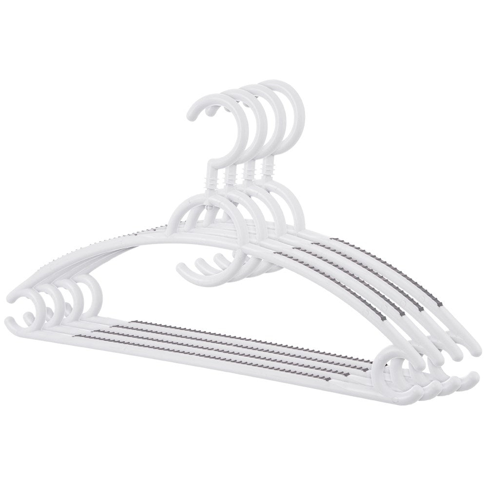 Roterande klädhängare set med halkfri yta, 4-pack