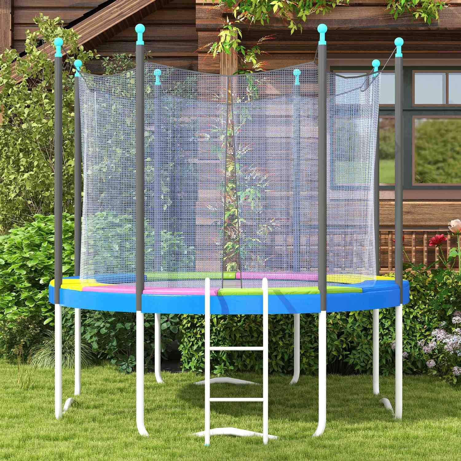 Trampolinkantskydd Ø244 Cm, Uv-Skydd, Väderbeständig, Studsmattatillbehör