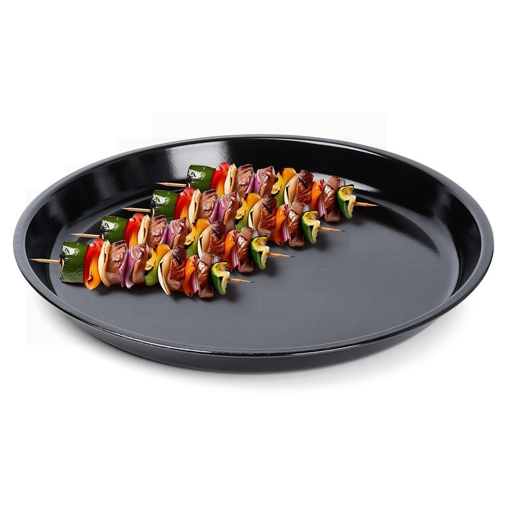 Rund grillplatta i stål med non-stick beläggning. Perfekt för grillning, köttbakning och bakning i ugnen.

rund grillplatta, non-stick grillplatta, grillplatta i stål, grillning, köttbakning, bakning i ugnen

Rund stålgrillplatta med non-stick för gri
