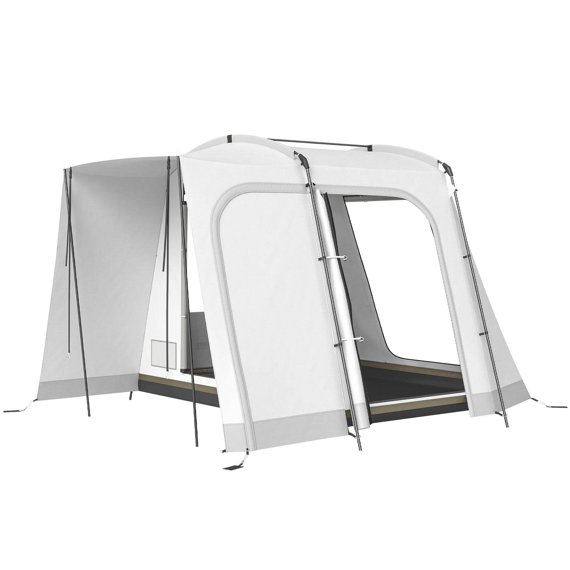 SUV campingtält, 4 personer, 4 dörrar, vattentätt 3000 mm