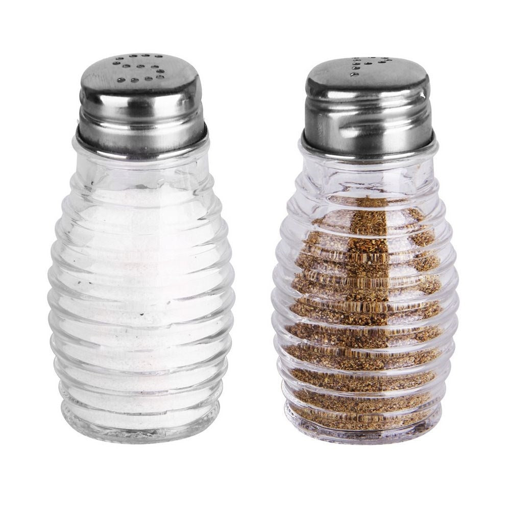 Salt- och pepparströare i högkvalitativt glas för köket