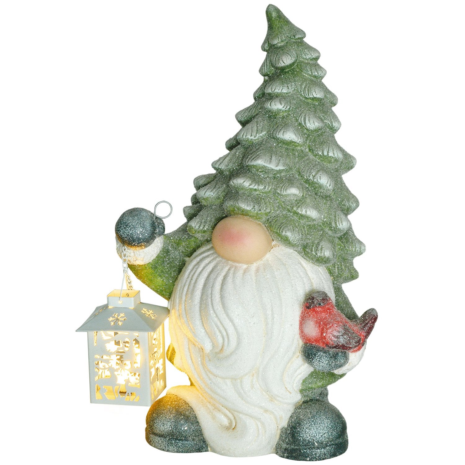 Santa Claus Christmas Staty, LED Lit, 42 cm, Inomhus/Utomhus