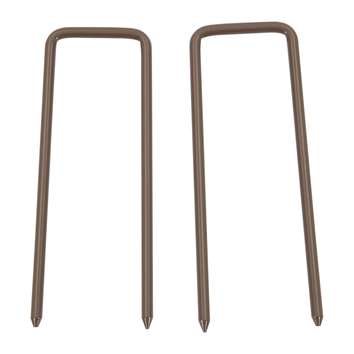 Expanderbar trädgårdsbarriär i aluminium, brun, 52-405 cm