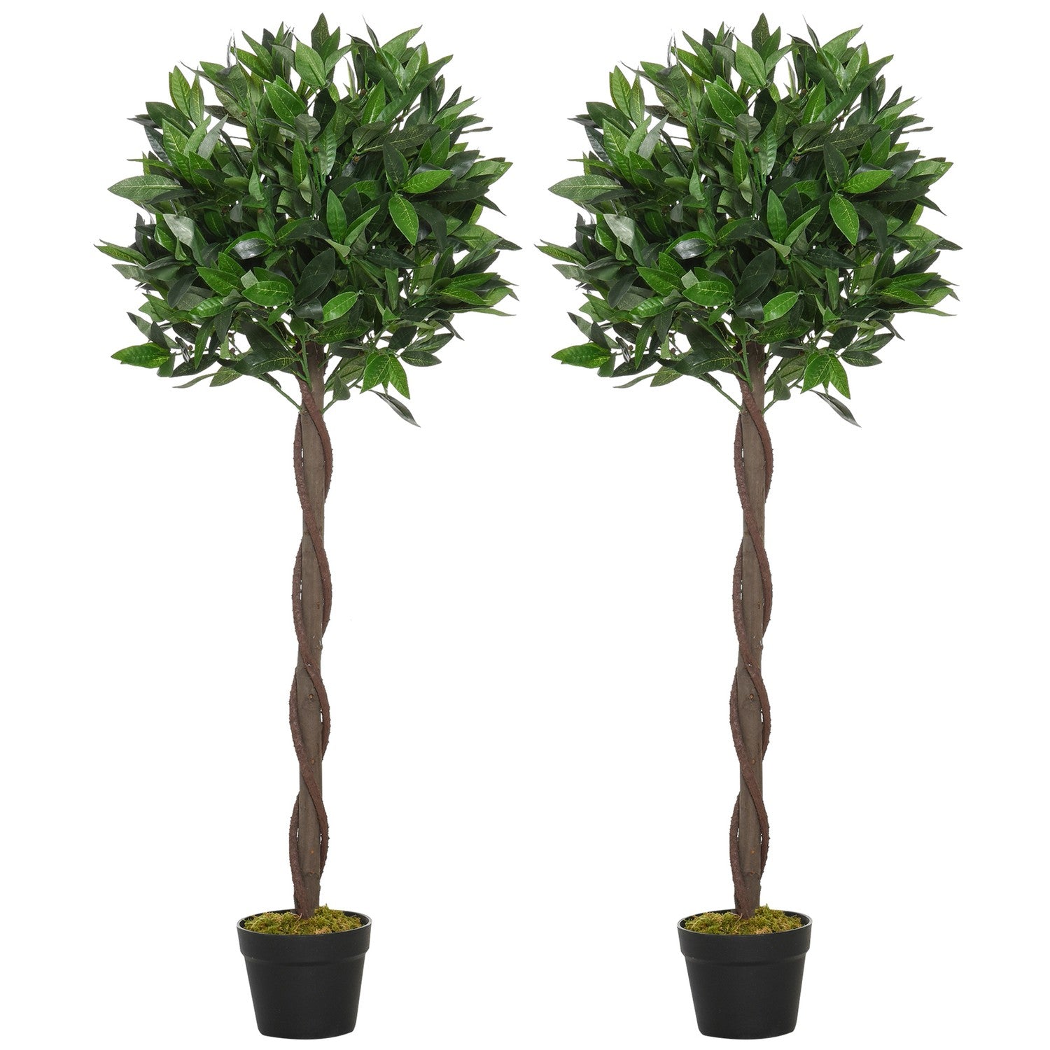 Konstgjorda vikar, 120 cm, dekorativa planteringar inomhus/utomhus