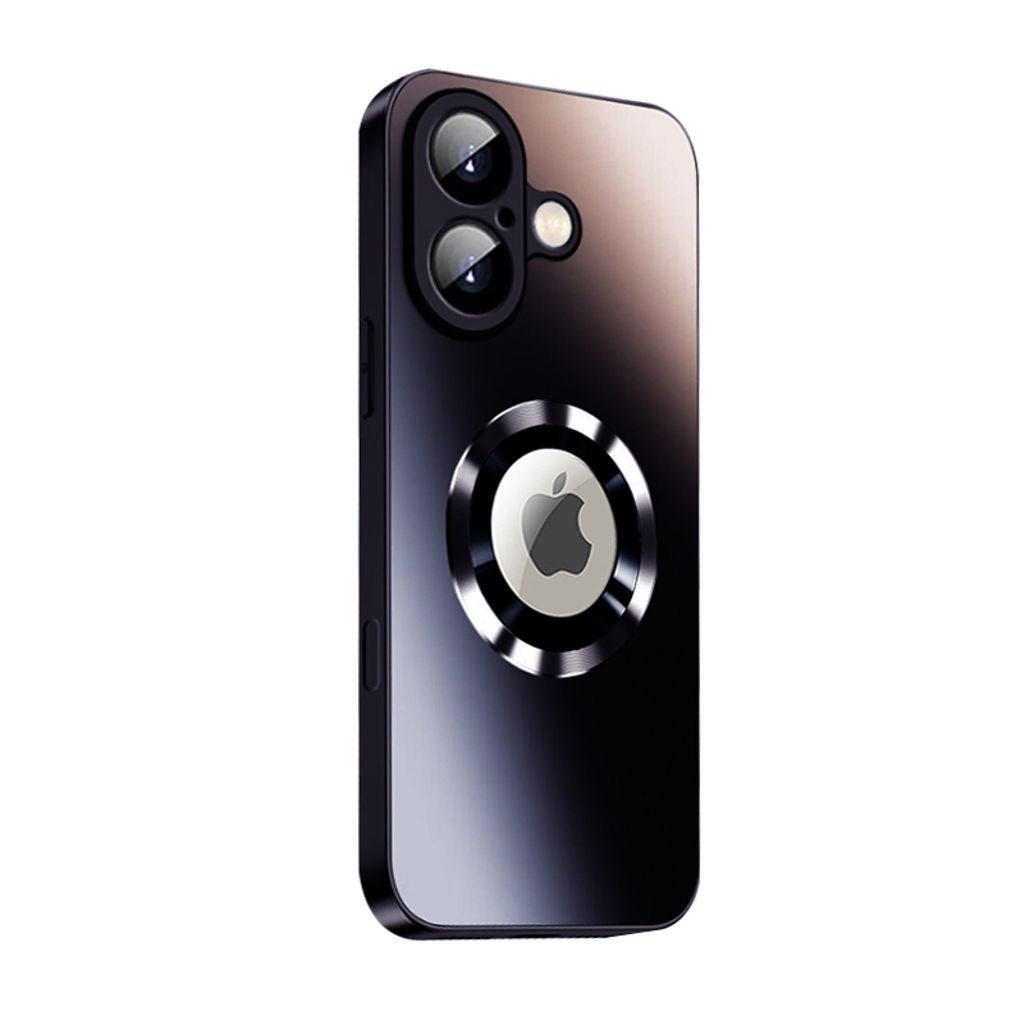 SiGN Magnetic Cover iPhone 16 med linsskydd och logotypvy - Svart