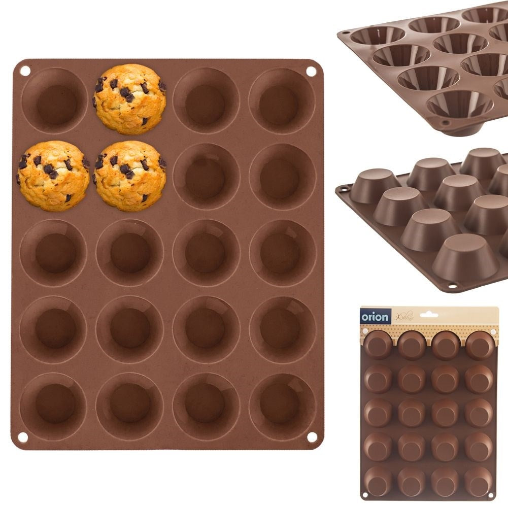 Silikonform: Baka 20 Muffins Enkelt och Kladdfritt