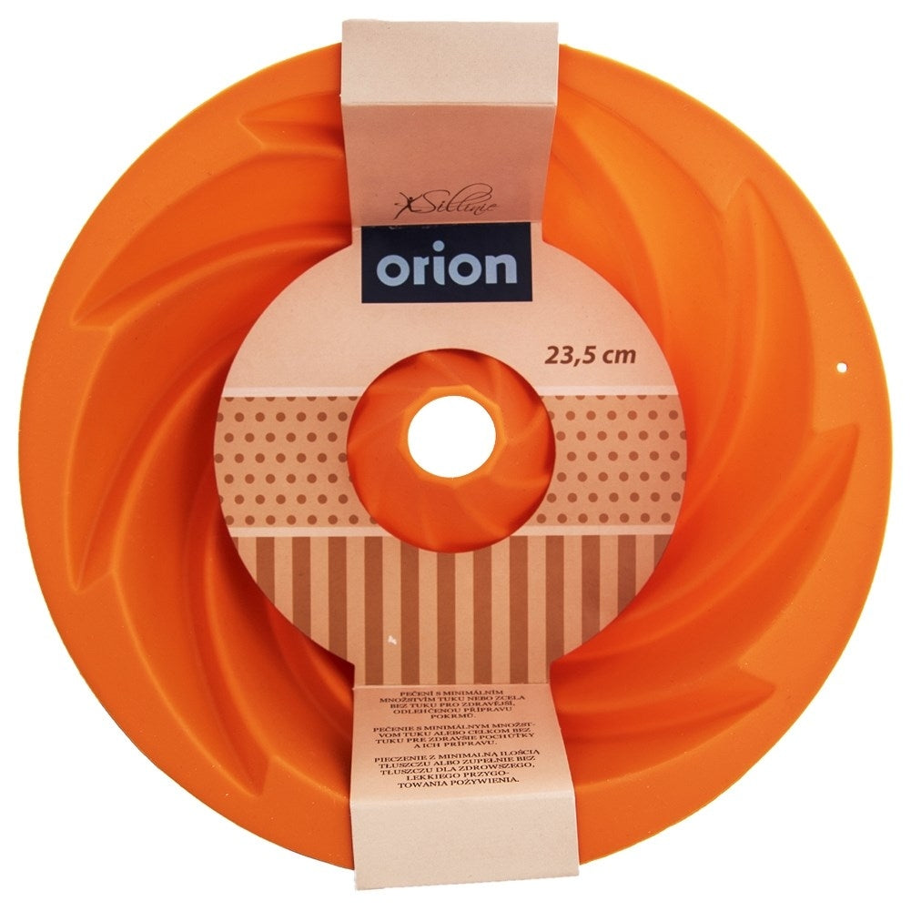 Silikonform i orange för perfekt bakning av kakor