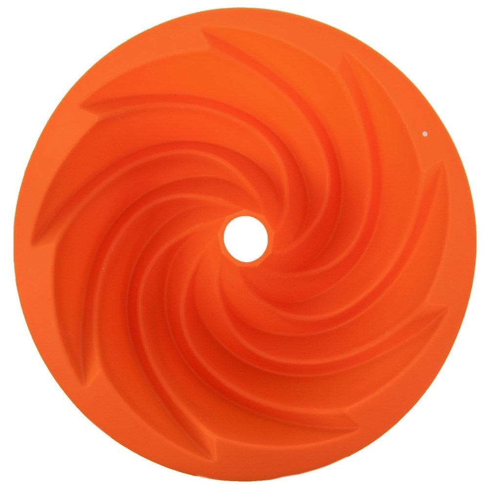 Silikonform i orange för perfekt bakning av kakor