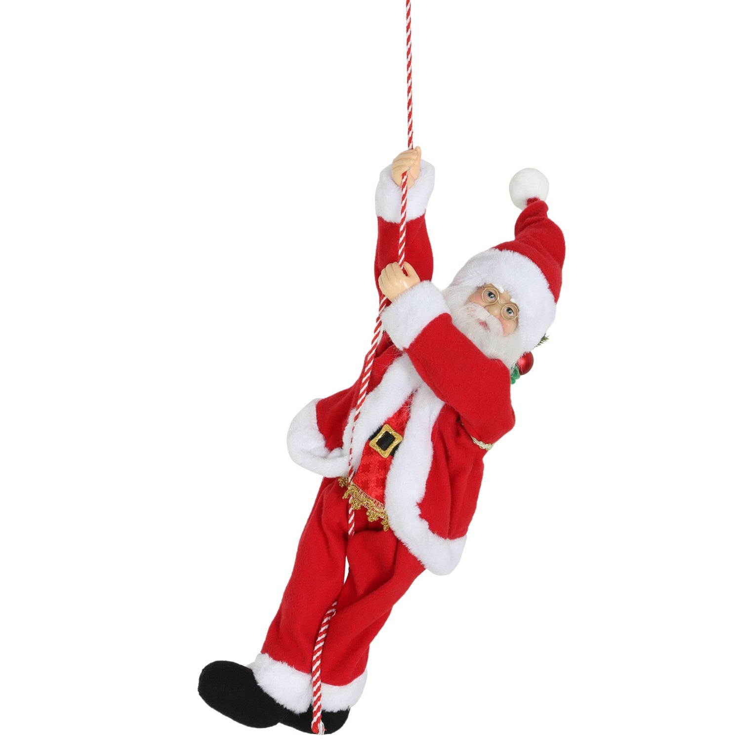 Sjungande klättertomte 60 cm med present och ljud
