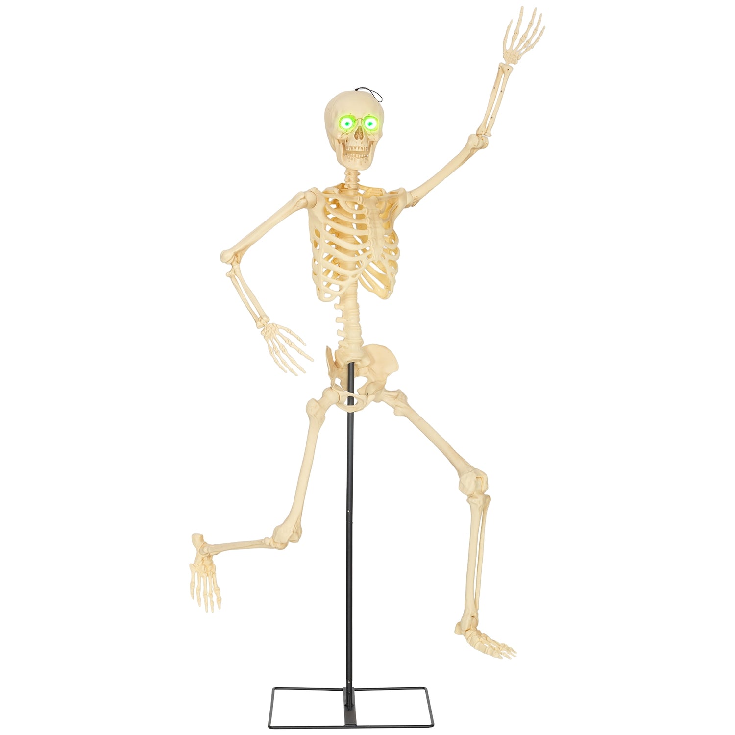 Skelettfigur, Halloweendekoration, 152 cm, Ljudaktiverad