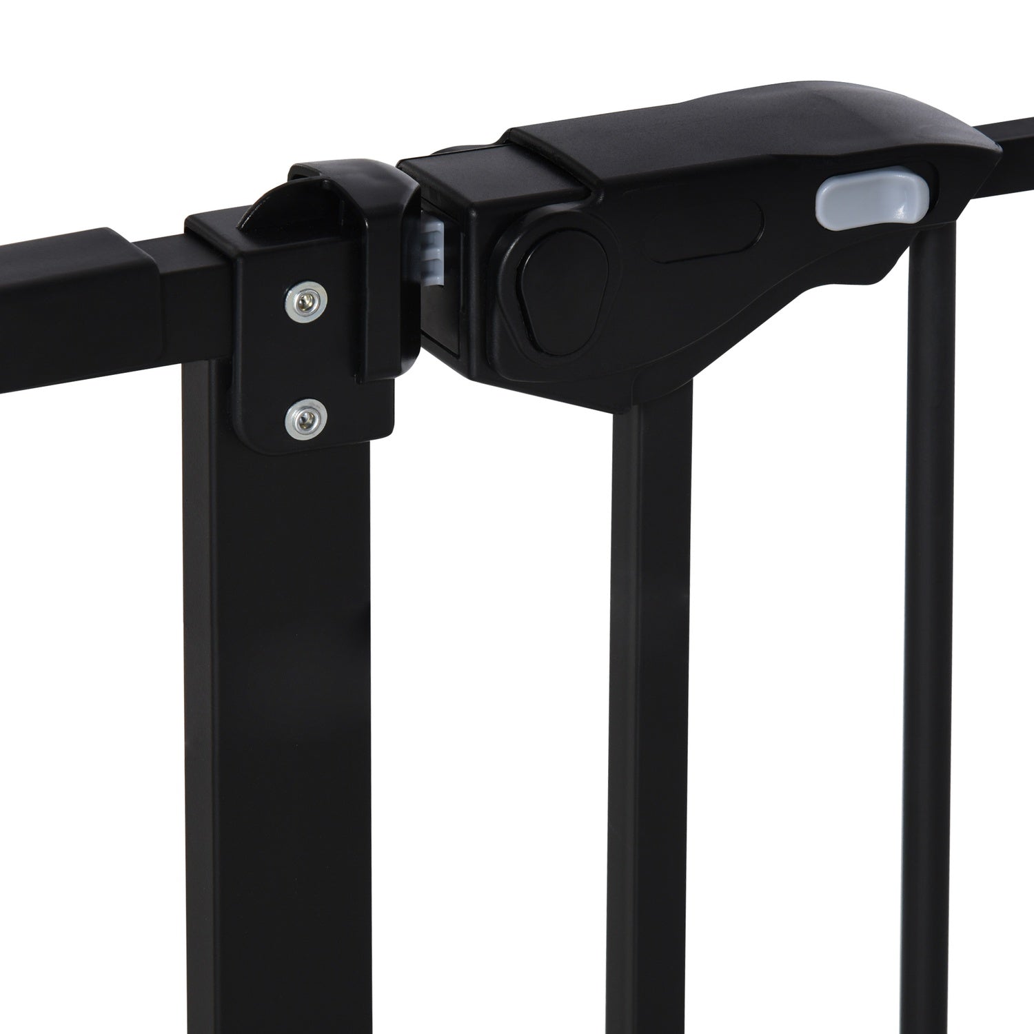 Säkerhetsgrind för husdjur – metall & plast, ingen borr, 136,3x76,2 cm