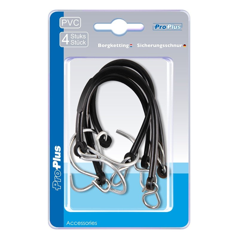 Säkerhetskedja PVC 4 stycken i blister
