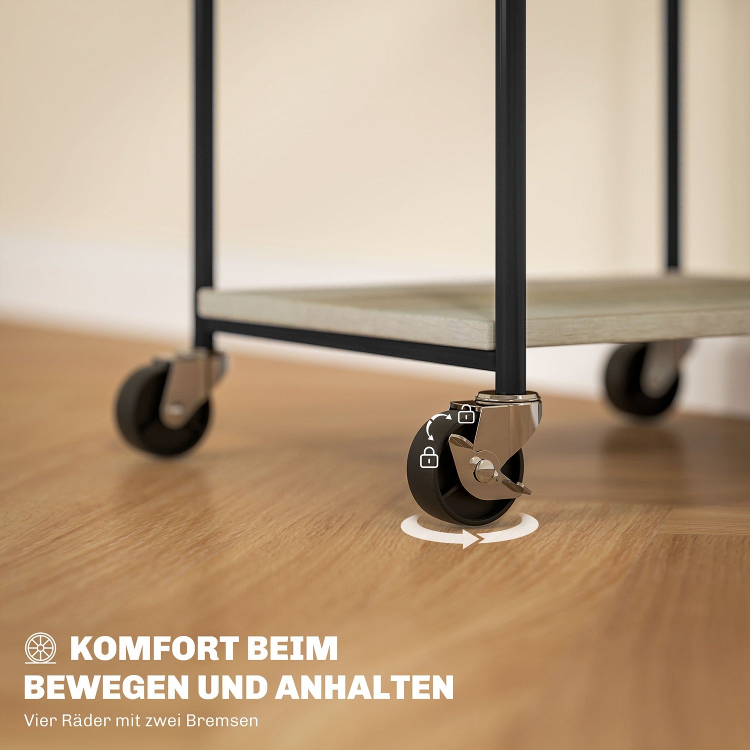 Skrivarvagn i stål – 3-nivå stativ, rymmer 12 kg