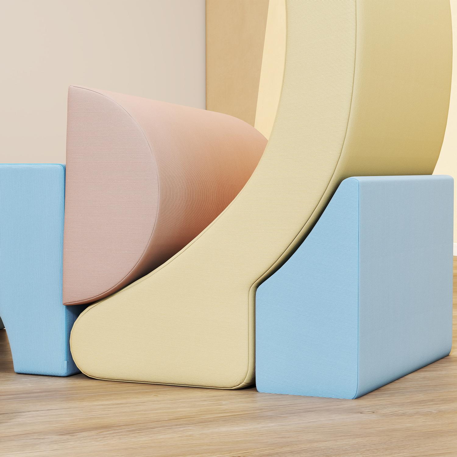 Skumklätterblockset, Snörskydd, Lättvikt, Färgglad