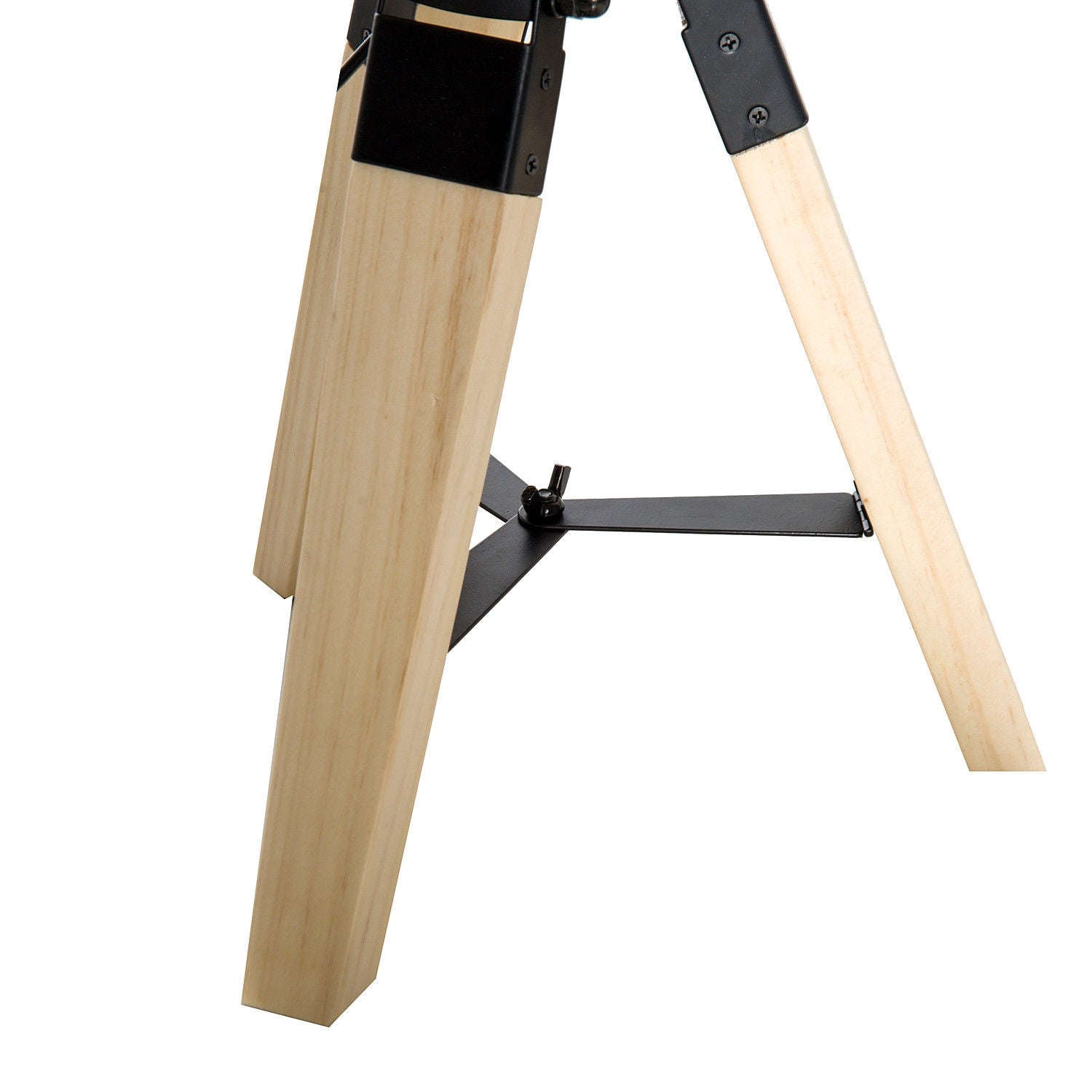 Sängbordslampa, beige linnelook, 45cm
