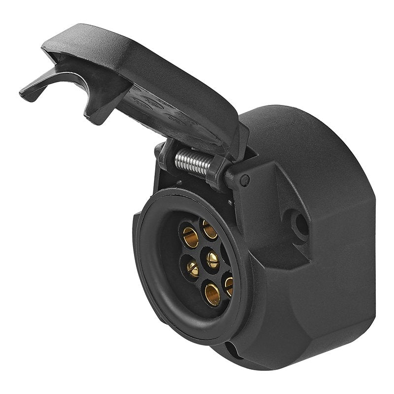 Sockel 7+1-polig PVC