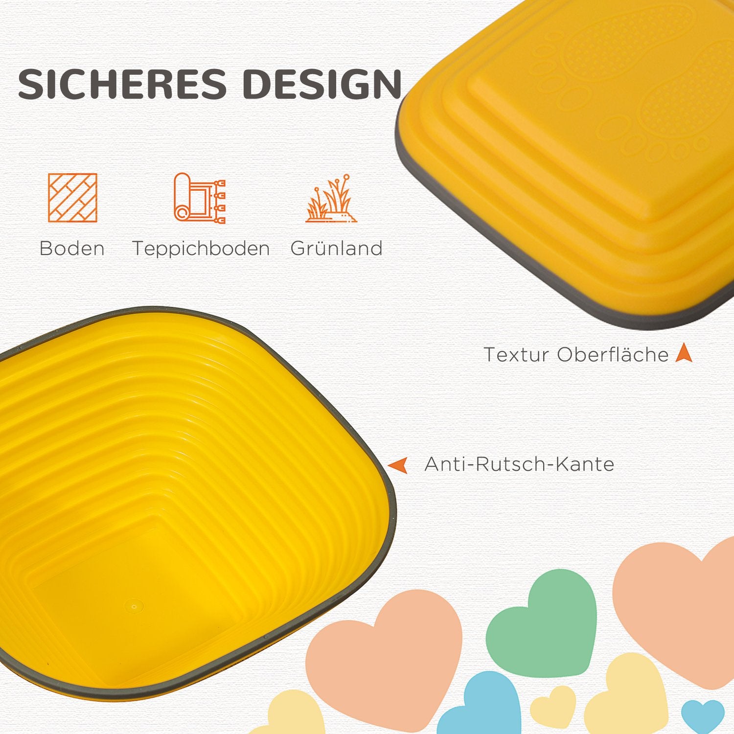 Stapelbara flodstenar, halkfria, färgglada, 11 delar