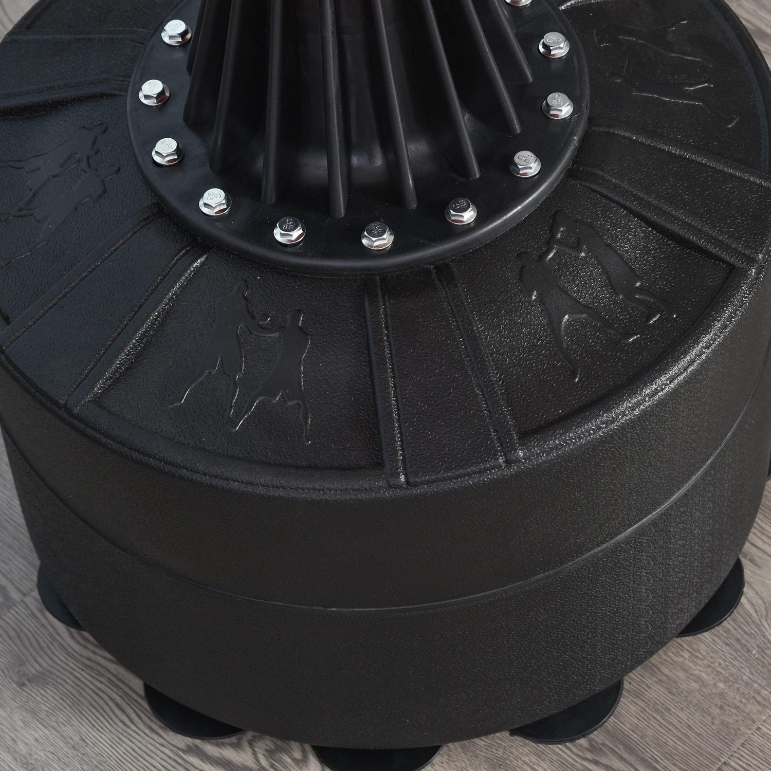 Stående boxningssäck med tillbehör, justerbar höjd