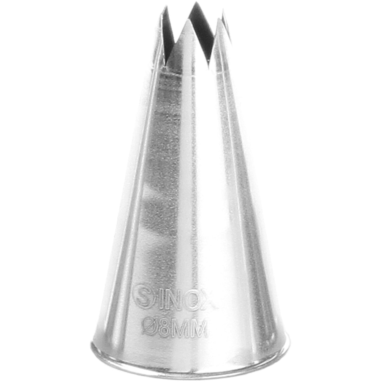 Stjärnspets för konditorivarm, ståldiameter. 8mm - ENDI 551387