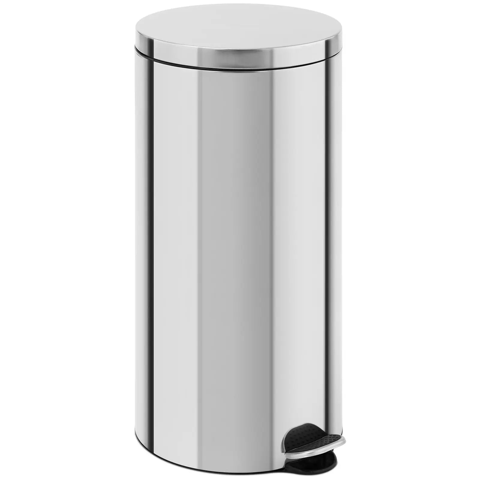 Stålsoptunna med fotpedal 30 l