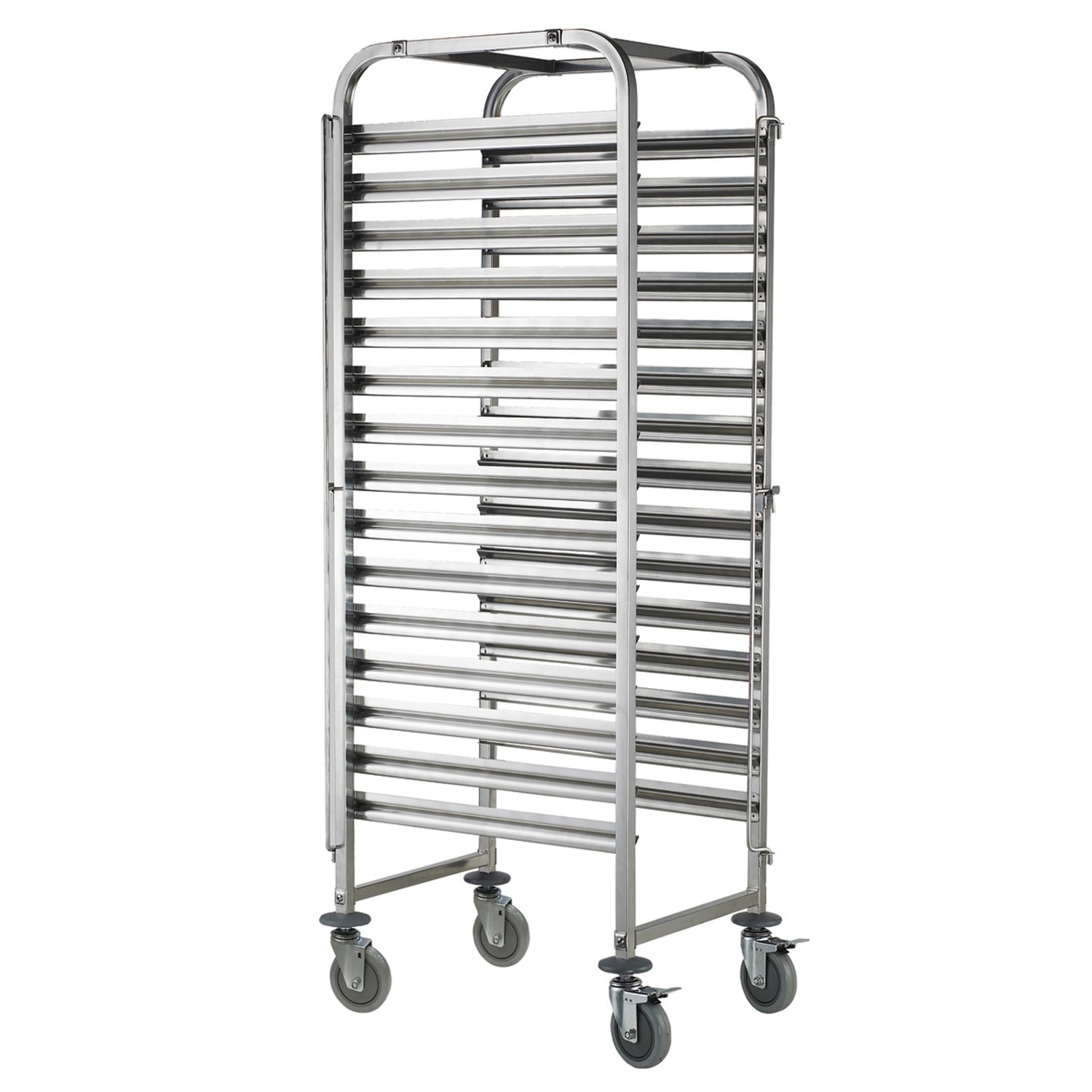 Stålvagn för transport av brickor, containrar, 15 x GN1/1 - Hendi 810613