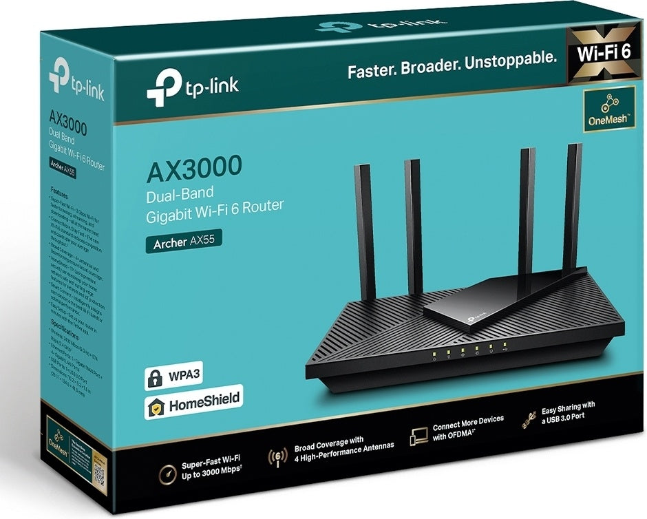 TP-LINK Archer AX55 Dual-band - WiFi 6 router