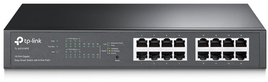 TP-LINK TL-SG1016PE - 16-portars switch