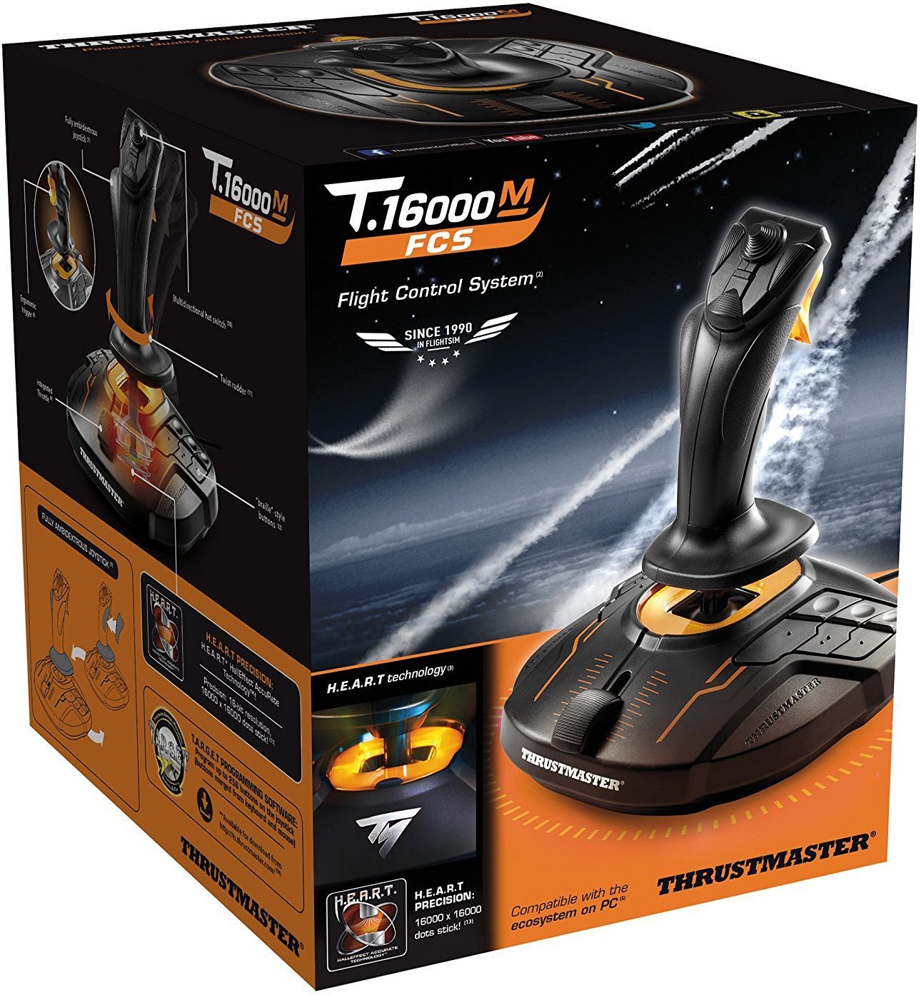 Thrustmaster T.16000M Joystick - spelkontroll, PC