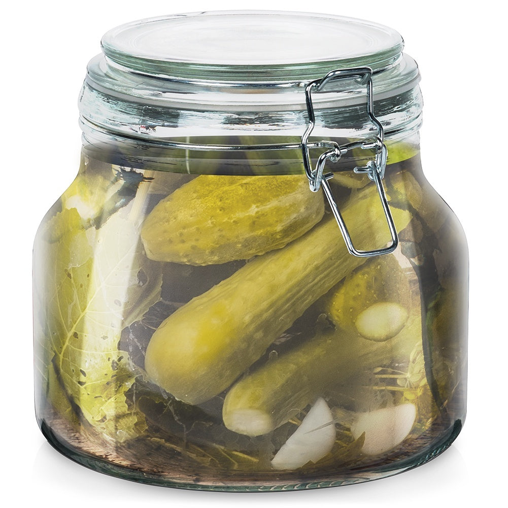 Tjock Glasburk med Patentlock och Gummitätning